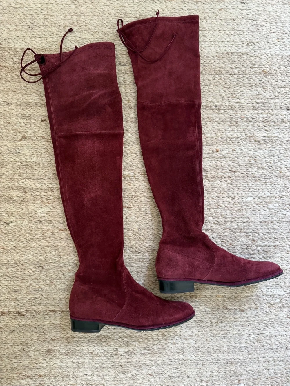 Stuart Weitzman Lowland Over The Knee Suede Boots